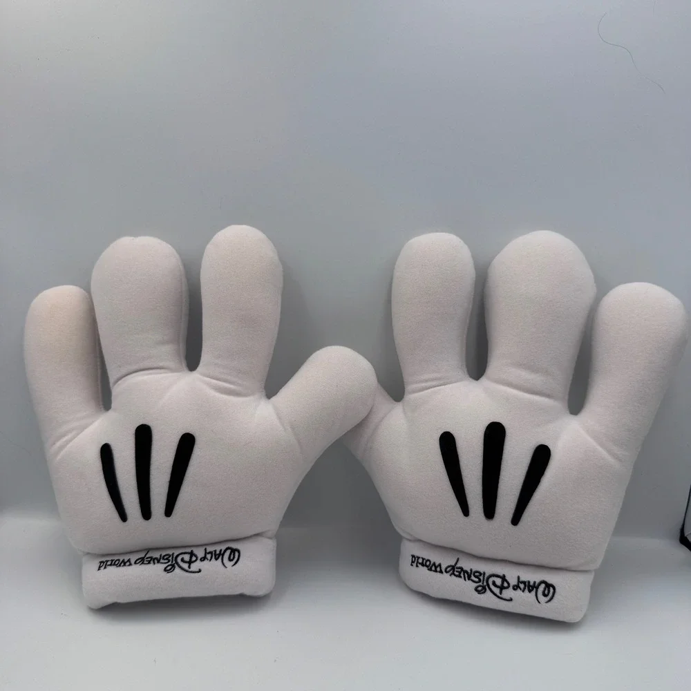 Disney Parks Mickey‎ Mouse Plush Hands Walt Disney World Costume Gloves White